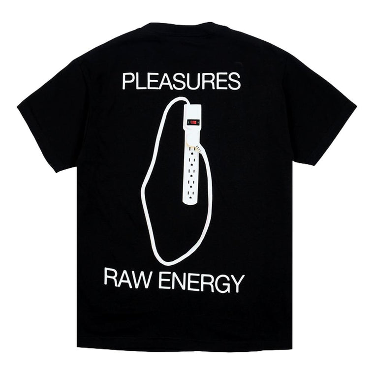 PLEASURES ENERGY T-SHIRT-BLACK