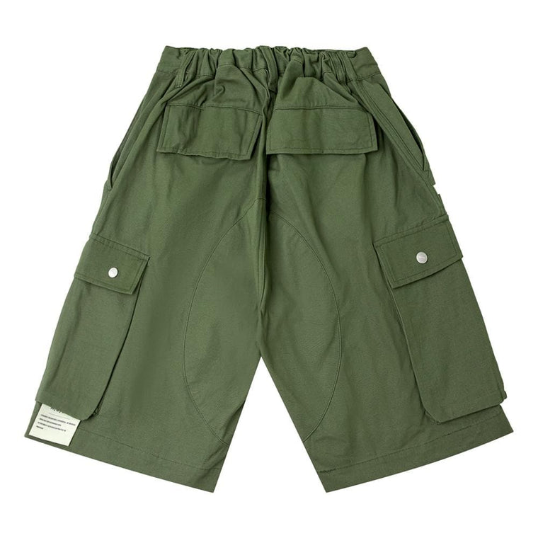 A[S]USL ENGINEER CANVAS SHORTS-OLIVE