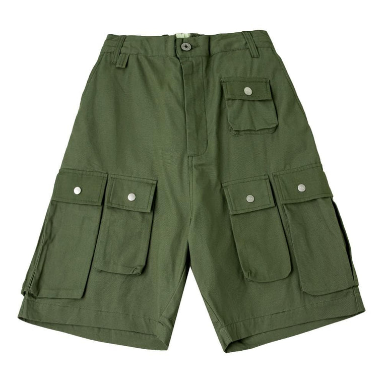A[S]USL ENGINEER CANVAS SHORTS-OLIVE