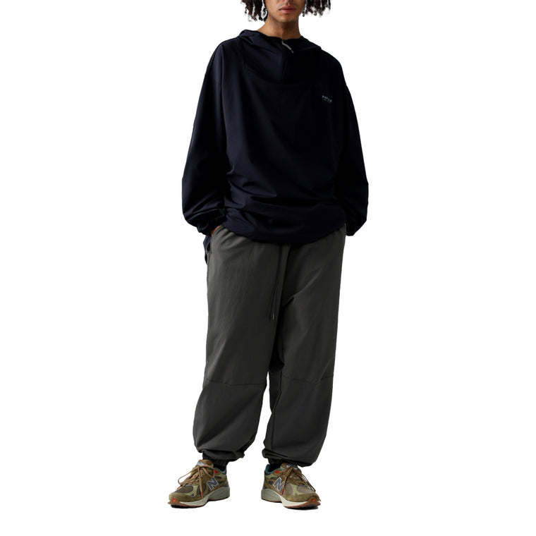 NINE POINT NINE ELEMENT MULTI-POCKETTECH HOODIE-WHITE
