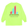 PLEASURES FACTORY LONG SLEEVE T-SHIRT-SAFETY GREEN