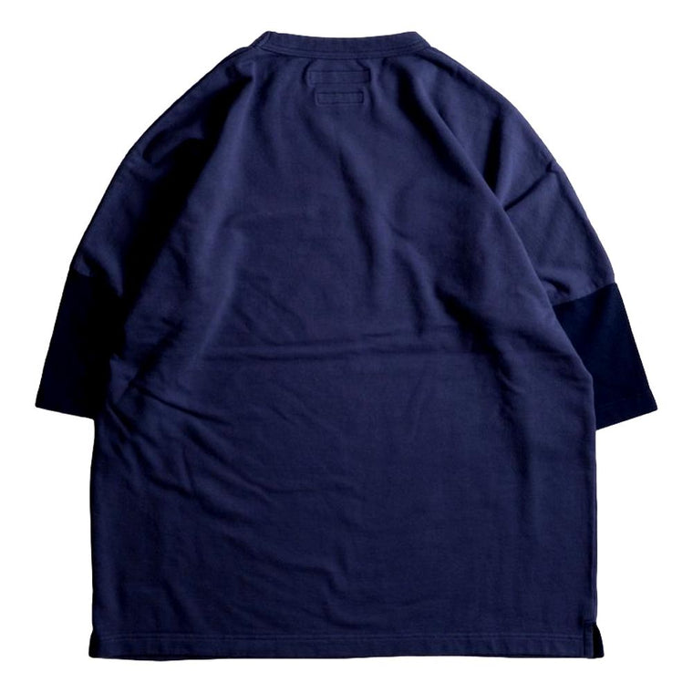 FUNDAMENTAL F PATCH WIDE TEE-NAVY