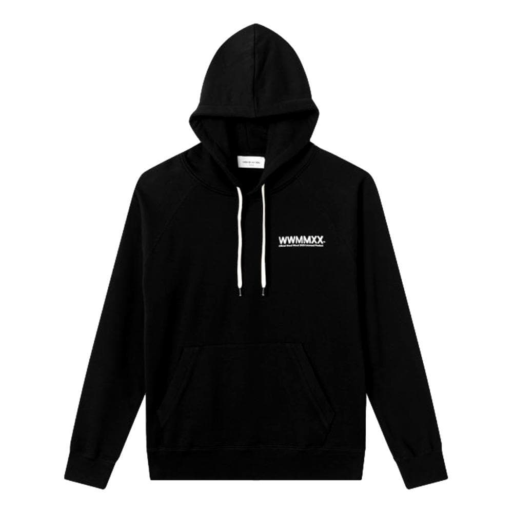 WOOD WOOD FRED HOODIE -BLACK