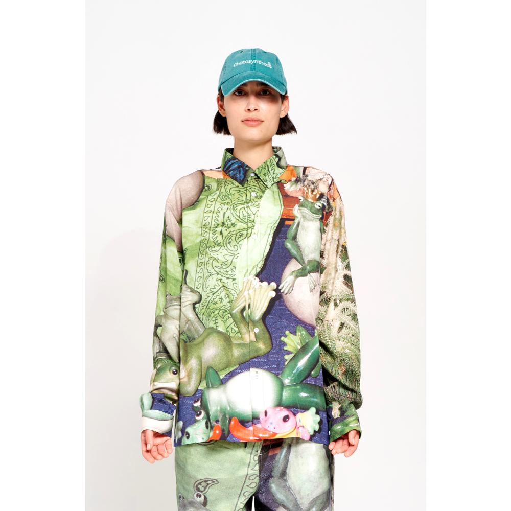 PERKS AND MINI FROG LIFE AOP LS SHIRT-MULTI