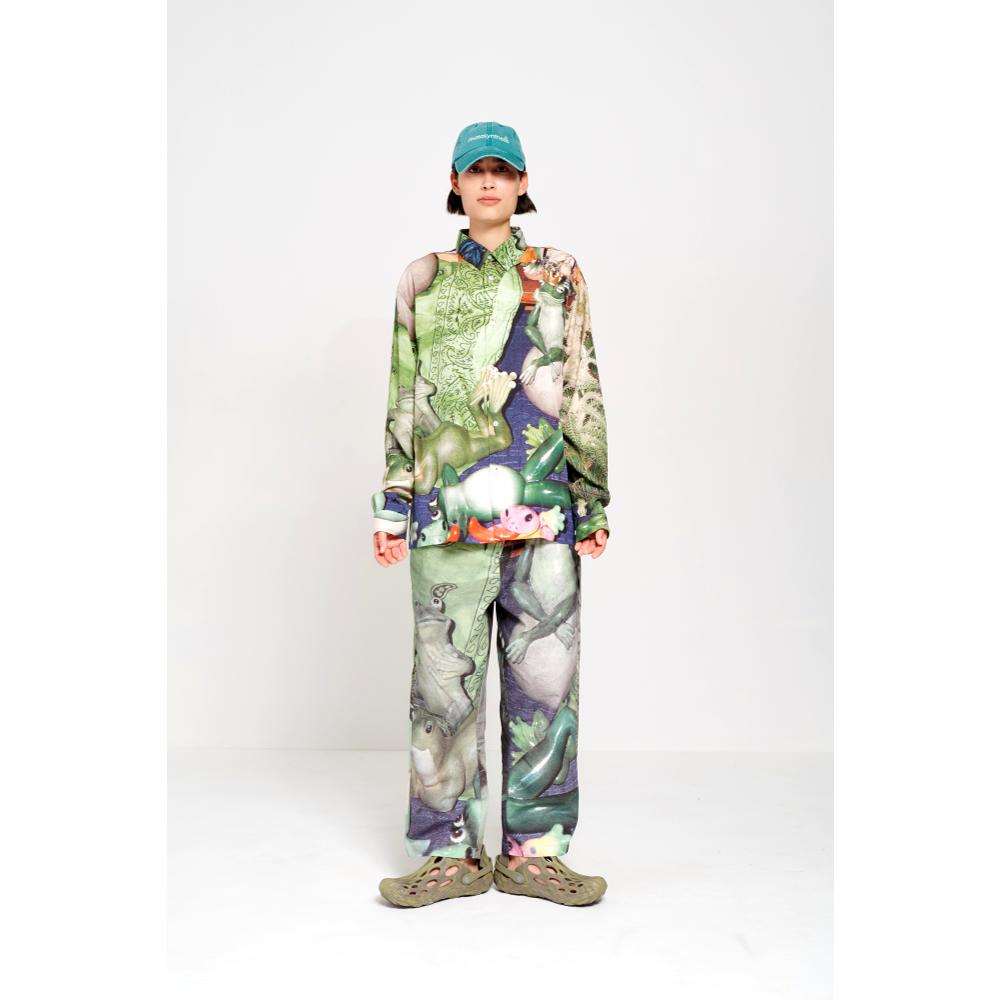 PERKS AND MINI FROG LIFE AOP LS SHIRT-MULTI