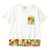 WHITE MOUNTAINEERING FRUITS PRINTED CONTRASTED T-SHIRT-WHITE