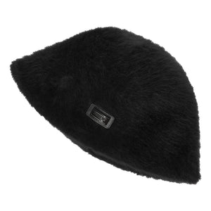 FORKICKS FUR BUCKET HAT-BLACK