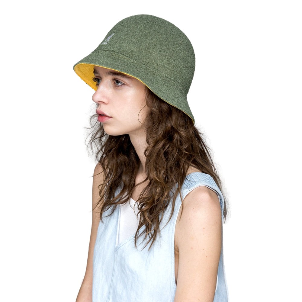 KANGOL FLIP IT REVERSIBLE CASUAL-OIL GRN/WARM AP