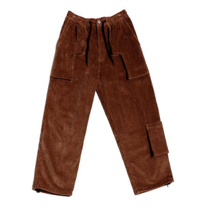 PERKS AND MINI G.L. CORD RETURN PANT-BROWN