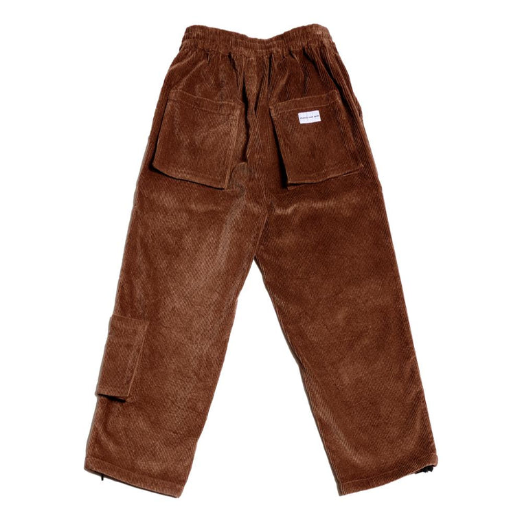 PERKS AND MINI G.L. CORD RETURN PANT-BROWN