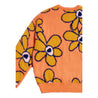 PERKS AND MINI G.L. DR. OCTAGON KNITTED MOHAIR JUMPER-ORANGE