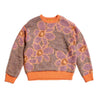 PERKS AND MINI G.L. DR. OCTAGON KNITTED MOHAIR JUMPER-ORANGE