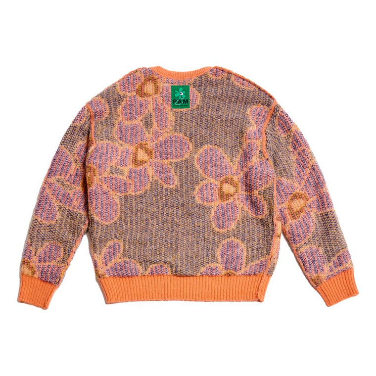 PERKS AND MINI G.L. DR. OCTAGON KNITTED MOHAIR JUMPER-ORANGE
