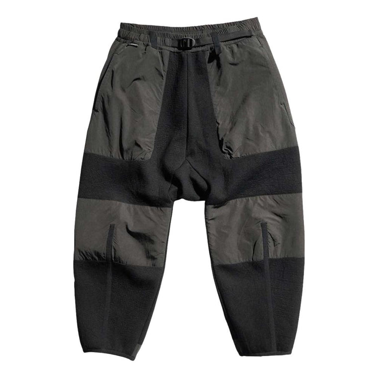 BYBORRB HIKE TAPERED CROPPED PANTS-GREY
