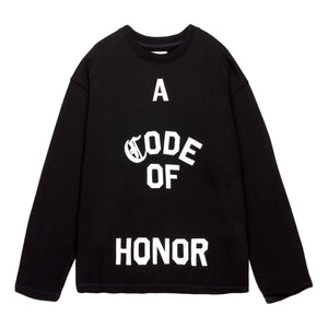 HONOR THE GIFT HONOR CODE CREWNECK-BLACK