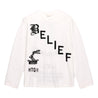 HONOR THE GIFT BELIEF LS TEE-WHITE