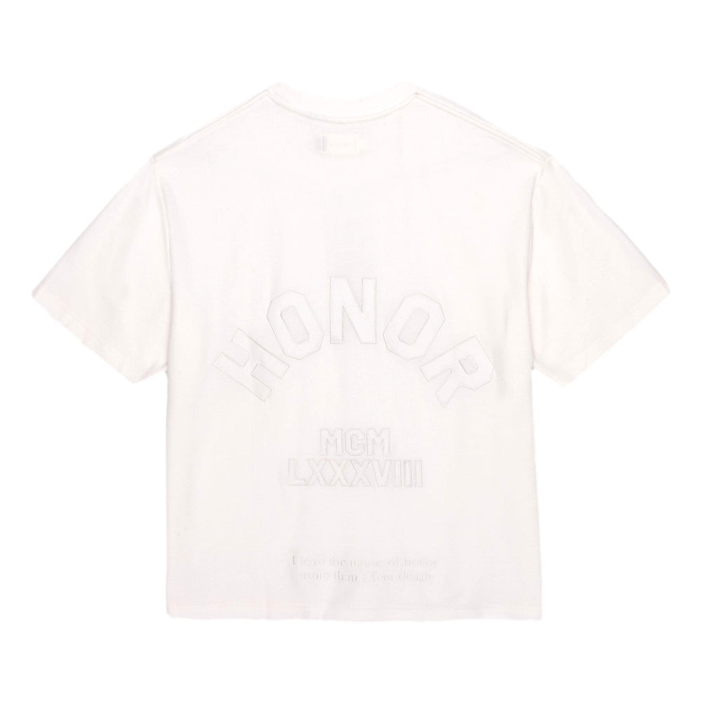 HONOR THE GIFT HONOREE SS TEE-WHITE