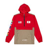 HUF FLAGS ANORAK JACKET-RED