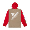 HUF FLAGS ANORAK JACKET-RED