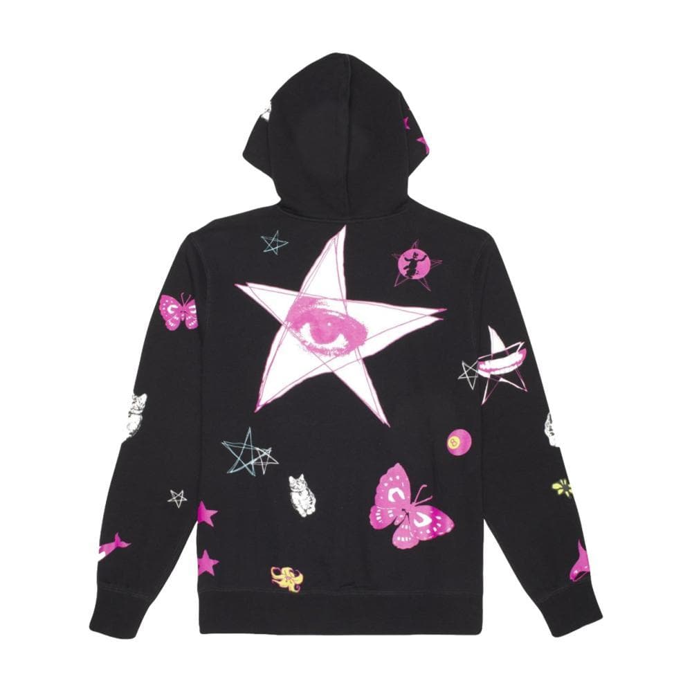 HUF KEI P/O HOODIE-BLACK