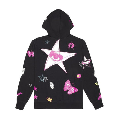 HUF KEI P/O HOODIE-BLACK