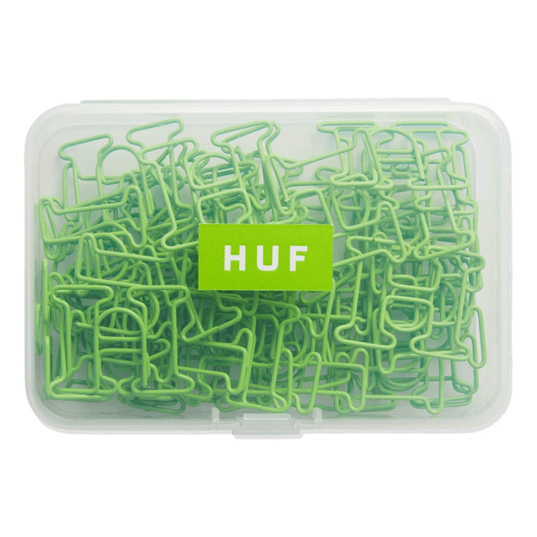 HUF HUF PAPER CLIPS-GREEN
