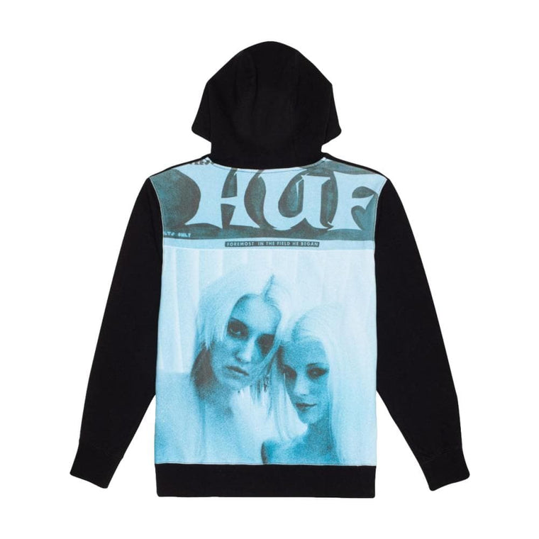 HUF VIVID P/O FLEECE-BLACK