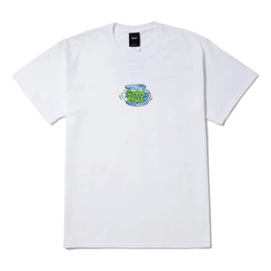 HUF HUF X CRAILTAP FISH BOWL S/S TEE-WHITE