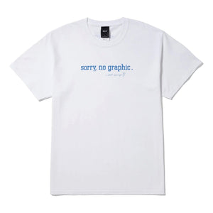 HUF HUF X CRAILTAP SORRY S/S TEE-WHITE