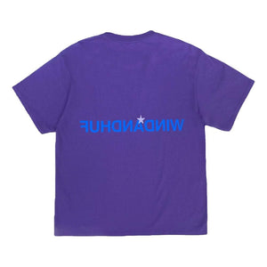WIND AND SEA HUF × WDS PIGMENT WASH TEE-PURPLE
