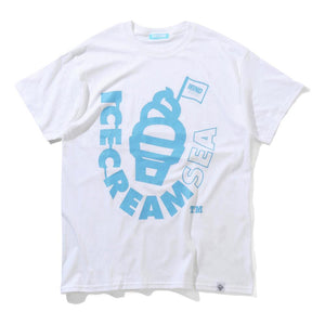 WIND AND SEA ICECREAM x WIND & SEA COTTON T-SHIRT #2-WHITE