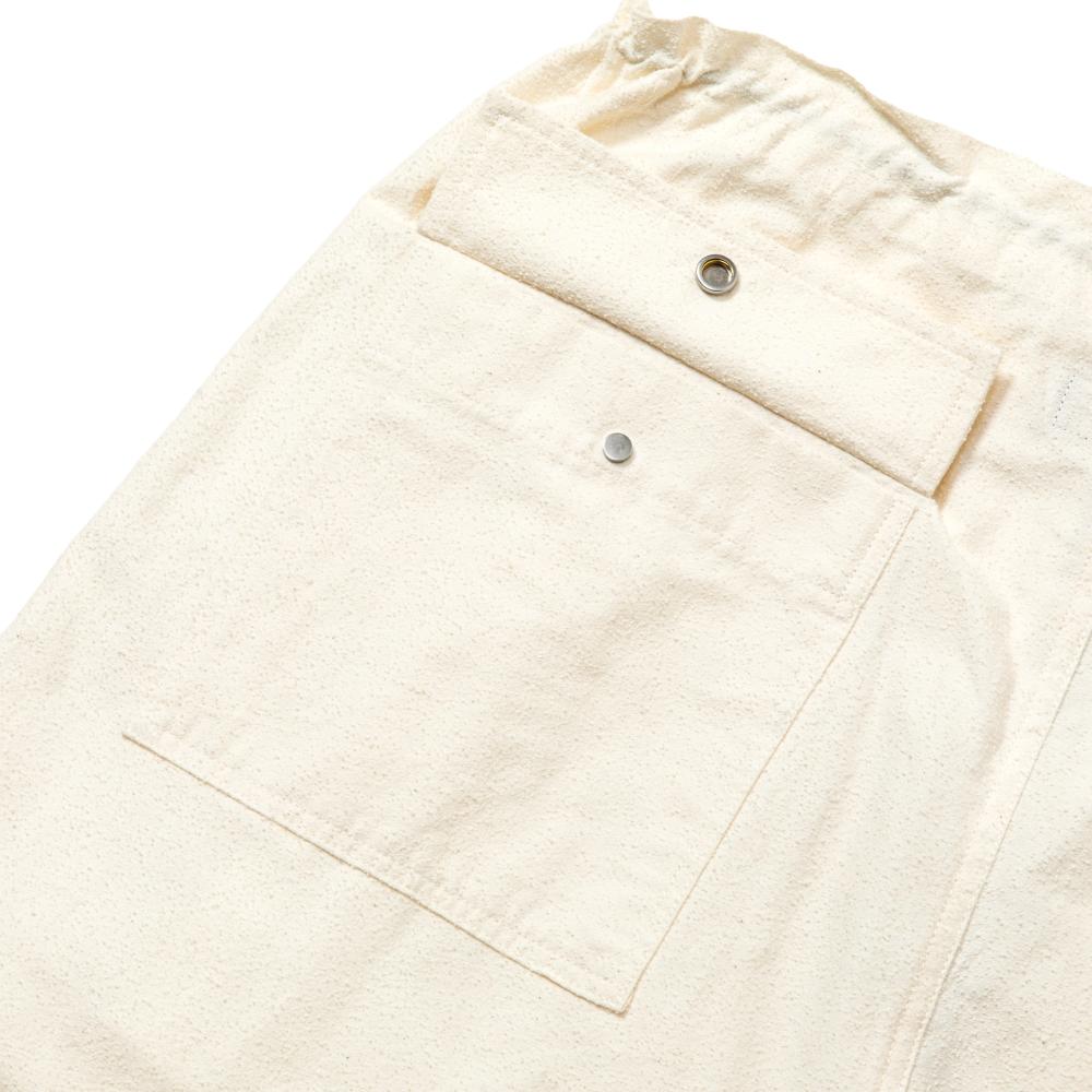 MEANSWHILE IMITATION SUEDE SNOW PT-WHITE