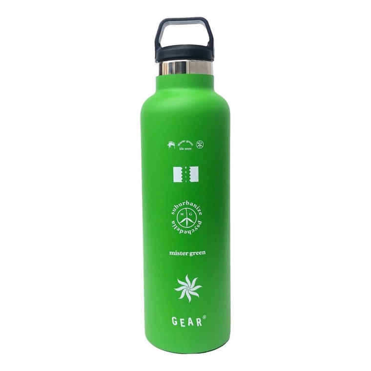 Mister Green INSULATED THERMOS BONG WATER FLASK-GREEN