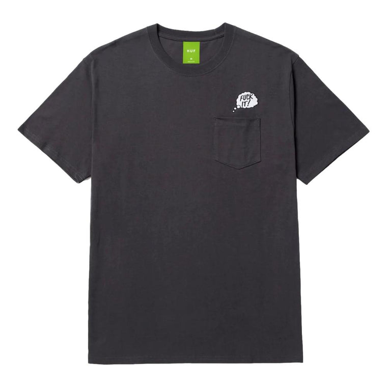 HUF IN THE POCKET S/S TEE-CHARCOAL