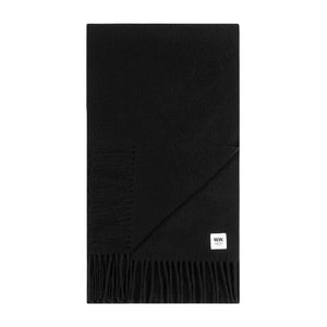 WOOD WOOD KARLO SCARF -BLACK