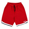 PLEASURES LACE BASKETBALL SHORT -RED