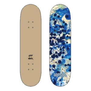 LAFAYETTE LFYT X STASH SUBWAY MAP SKATE DECK-BLUE