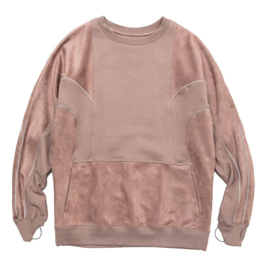 MEANSWHILE LINE SWEAT SH-LOTUS