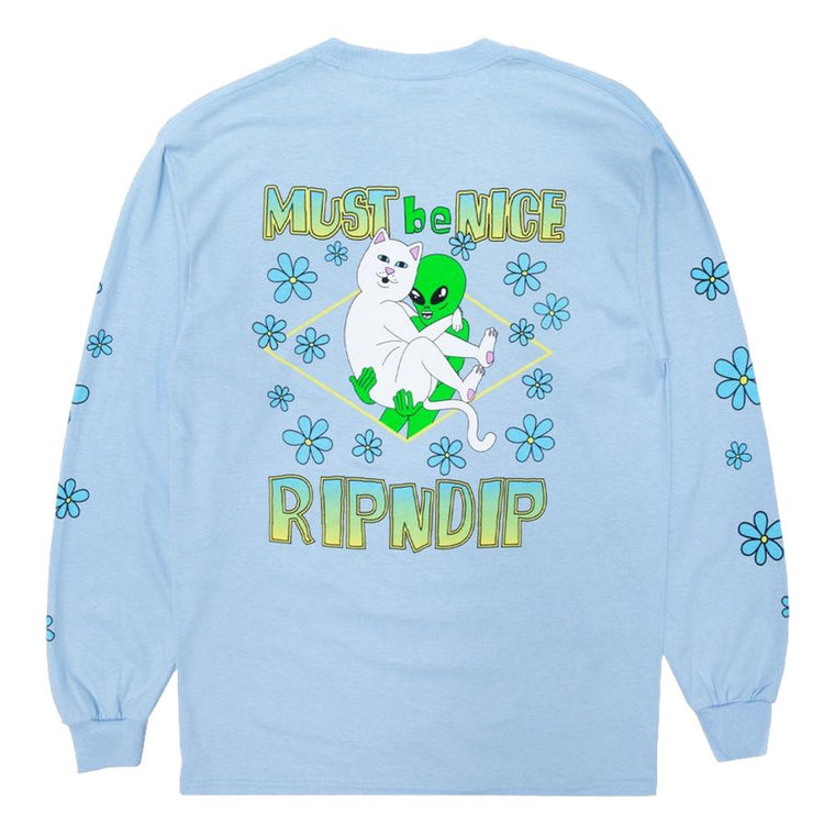 RIPNDIP LONELY LOVER LS-BABY BLUE