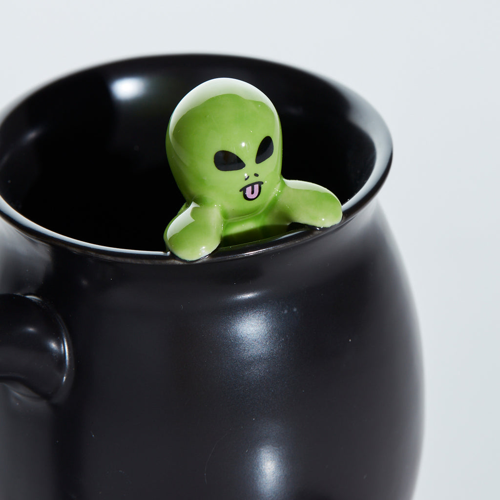 RIPNDIP LORD ALIEN WAKE & BAKE COFFE MUG -BLACK