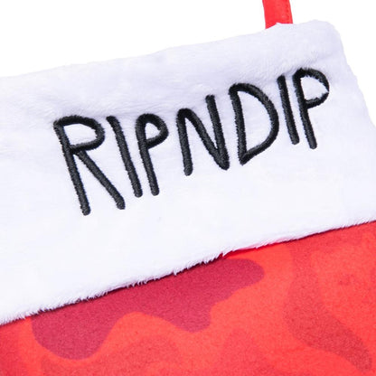 RIPNDIP LORD NERMAL CHRISTMAS STOCKING-RED
