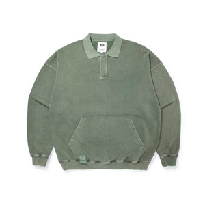 MADNESS MADNESS WASHED POLO SHIRT-GREEN