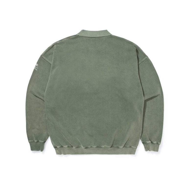 MADNESS MADNESS WASHED POLO SHIRT-GREEN