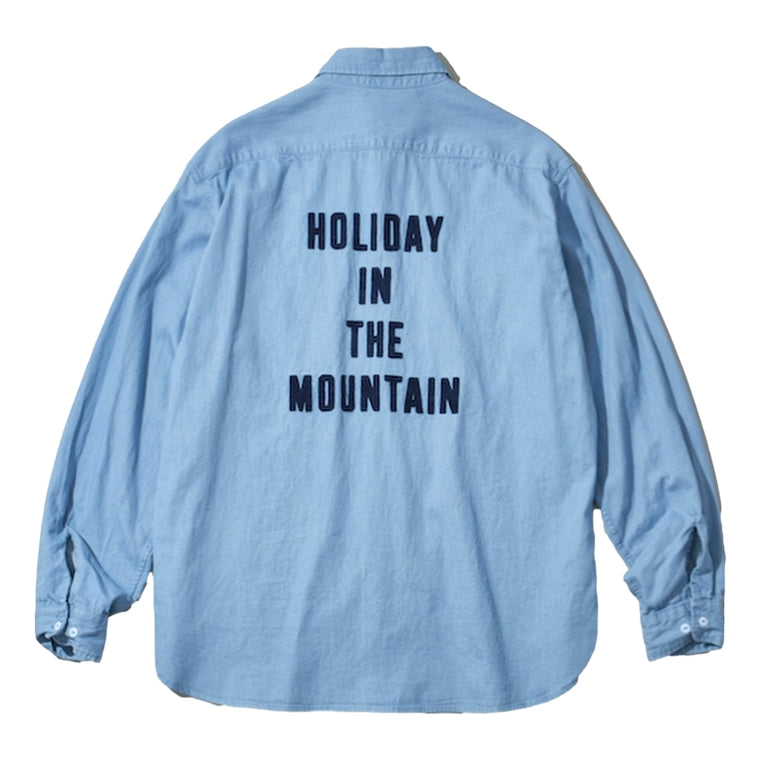 MOUNTAIN RESEARCH HOLIDAY SHIRT-BLUE