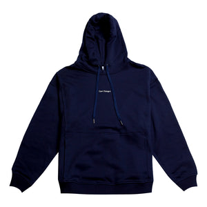OPEN DIALOGUE SMALL LOGO HOODIE-NAVY