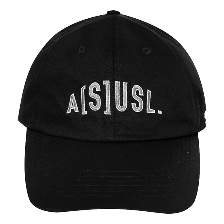 A[S]USL OUTLINE LOGO DAD CAP-BLACK