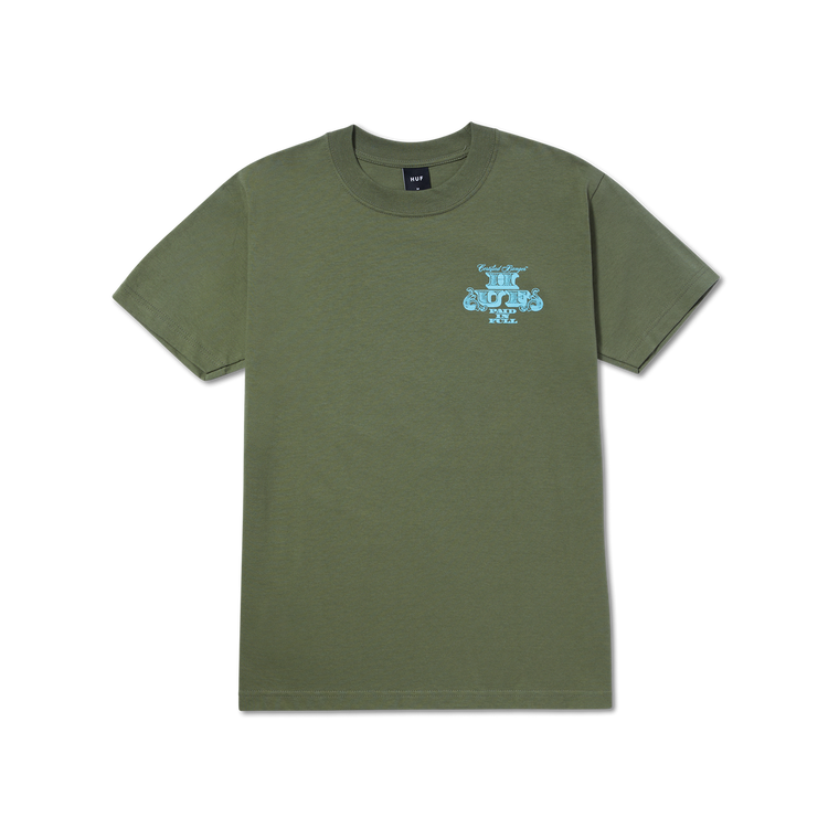 HUF PAID IN FULL S/S TEE-OLIVE