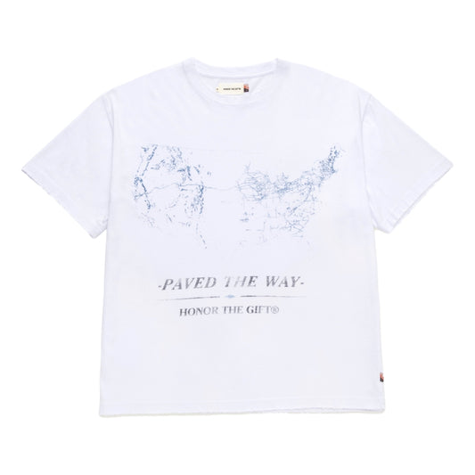 HONOR THE GIFT PAVE THE WAY SS TEE-WHITE