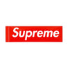 SUPREME BOX LOGO STICKER-RED
