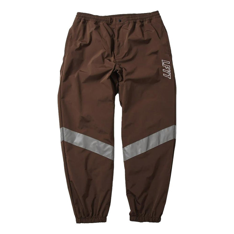 LAFAYETTE REFLECTOR TRACK PANTS-BROWN